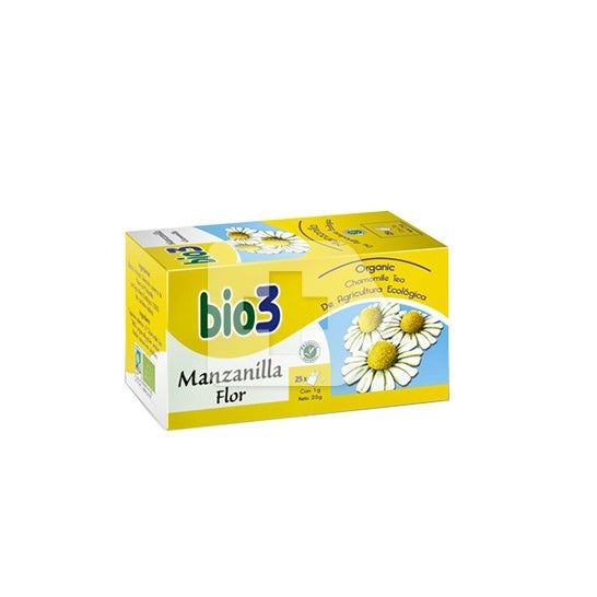 Bio3 camomila flor infusão 25 filtros