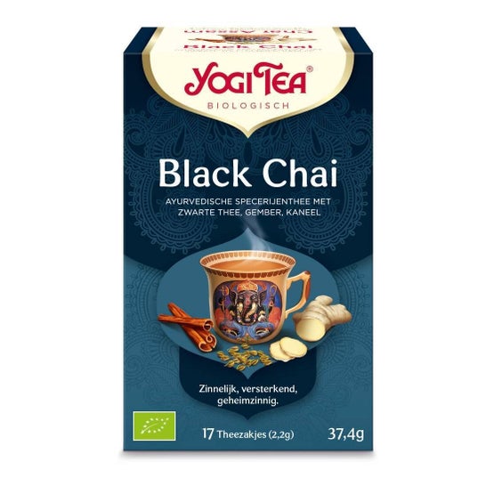 Chá Yogi Chá Preto Chai 17uts