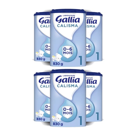 Gallia Calisma Pack Leite Infantil 1 0-6M 6x830 g