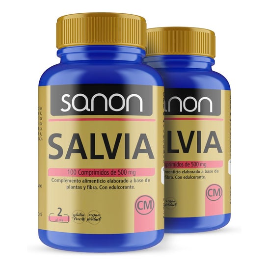 Sanon Pack Sálvia 500mg 2x100comp