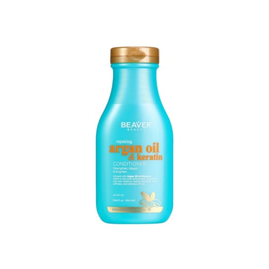 Beaver Argan Oil & Keratin Condicionador Reparador 350ml