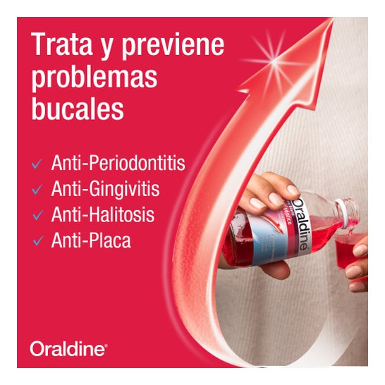 Oraldine anti-séptico bucal 400ml + 200ml