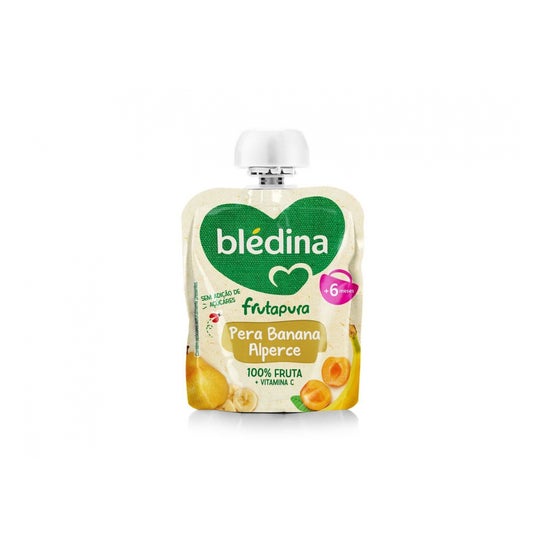 Bledina Frutapura Pera Banana Alperce +6m 85g