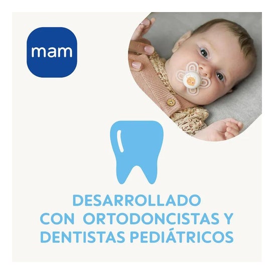 Mam Silicone Chupeta Perfeita 2-6M Pink 1 peça Mam Silicone Chupeta Perfeita 2-6M Pink 1 peça