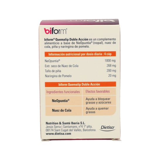 Biforme Quemalip Dupla Ação 60cáps