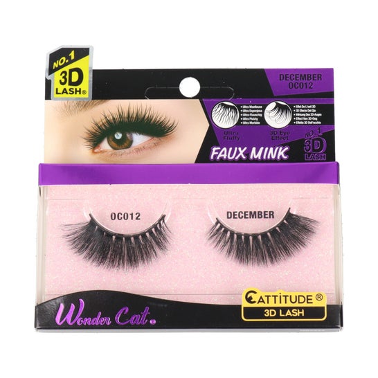 Ebin New York Wonder Cat Cattitude 3D Lash December 1 Par