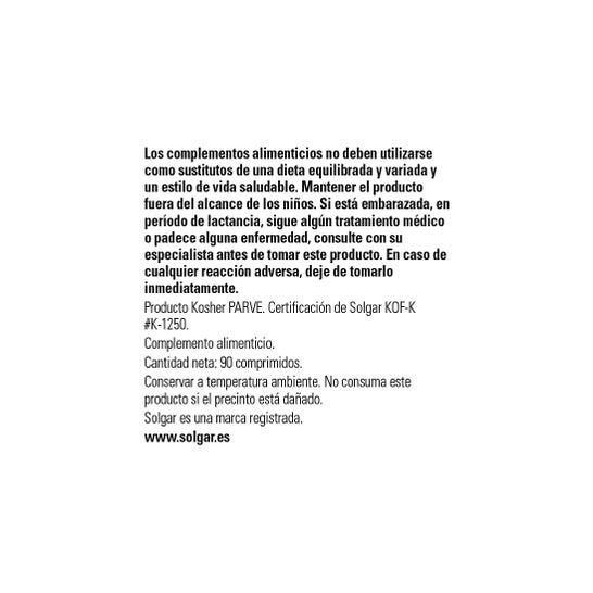 Solgar Arginina Comp 1000mg