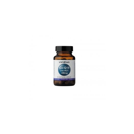 Viridian Co-Q10 com MCT 100mg 30cáps