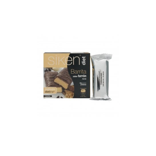 Siken Diet bar nougat sabor 5uds