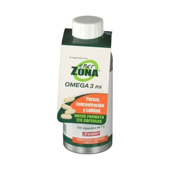 Enerzona Omega 3 RX óleo de peixe 120 cápsulas