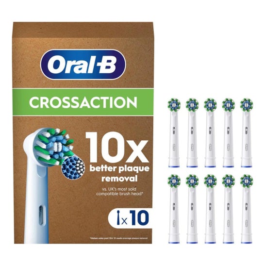 Oral-B CrossAction Recargas de Cabeças de Escova 10 Unidades