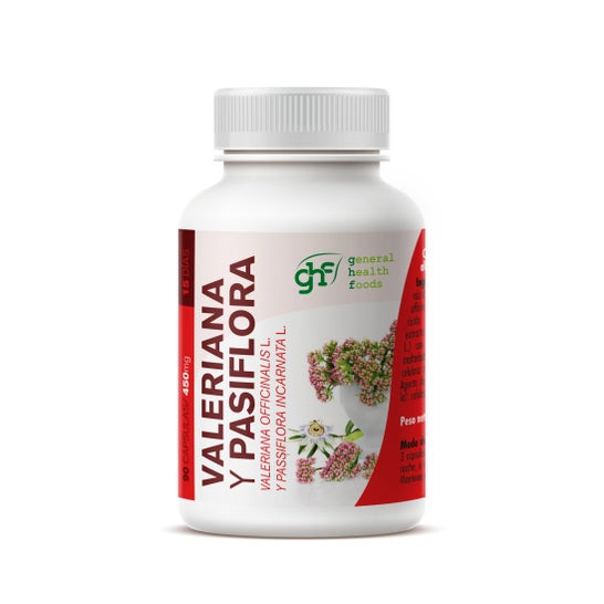 GHF valeriana e passiflora 450mg 60cáps