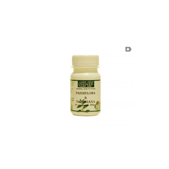 GHF valeriana e passiflora 450mg 60cáps