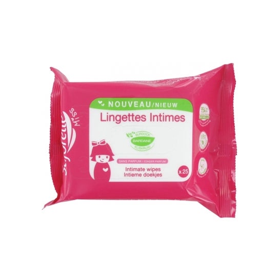 Saforelle Miss Toalhetes Íntimos Biodegradáveis 25uts