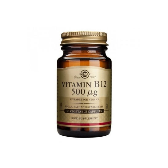 Solgar Vitamina B12 500μg 50 cápsulas