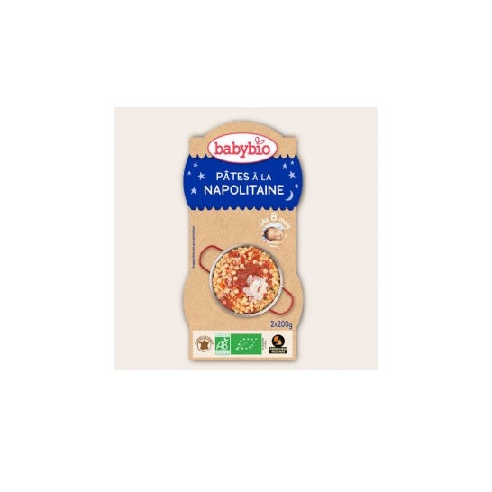 Babybio Good Night Bowls Ptes Neapolitaine Bio ds 8 meses 2 x 200g