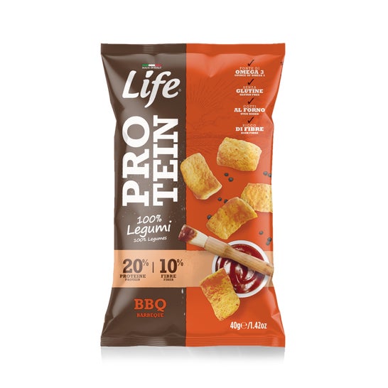 Life Snack Proteína de Milho Churrasco Sem Glúten Bio 40g