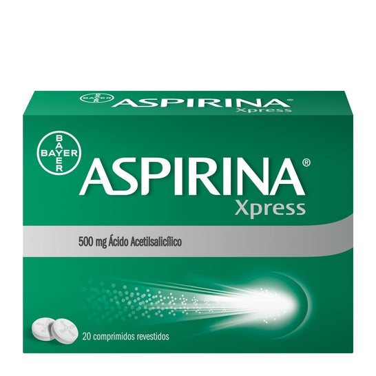 Aspirina Xpress Ácido Acetilsalicílico 500mg 20comp