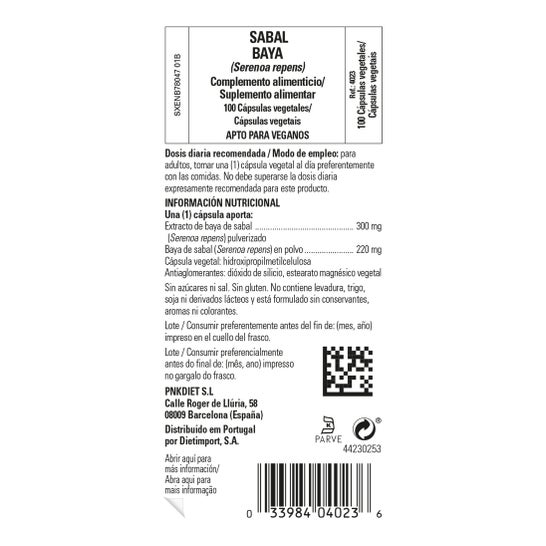 Solgar Sabal 100 Capsulas
