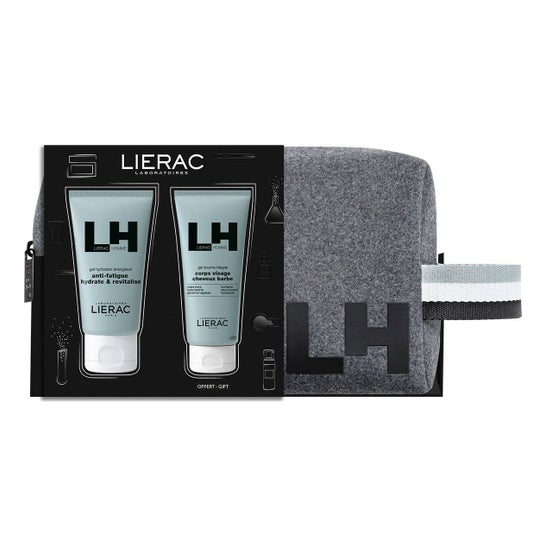 Lierac Homme Pack Hidratante Natal 2023 Gel Hidratan + Gel Banho