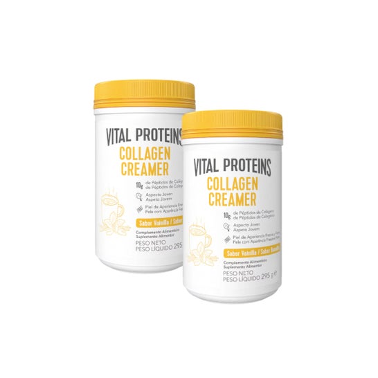 Vital Proteins Pack Collagen Creamer Péptidos de Colágeno Vainilla 2x295g