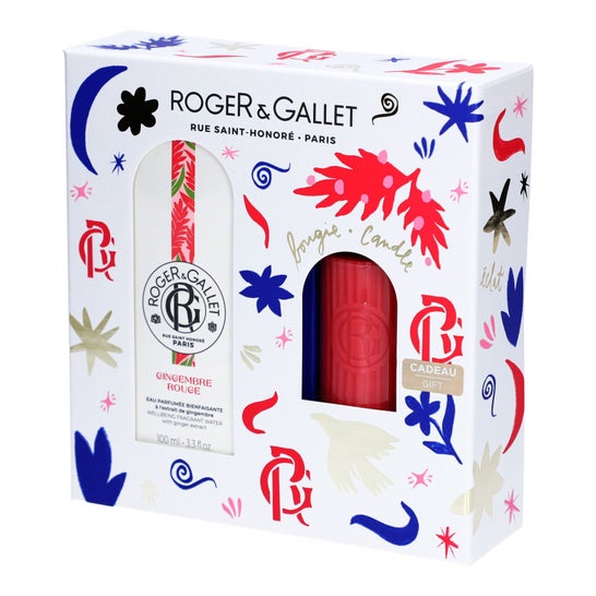 Roger & Gallet Gingembre Rouge Coffret Água Perfumada + Vela