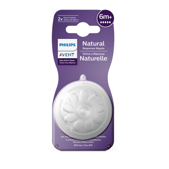 Philips Avent Tetina Natural Birth Response +6M T5 2 Unidades