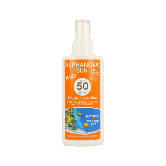 Alphanova Sun Bio Kids Spray Spray Spray Spray 125g Alphanova Sun Kids Spf50