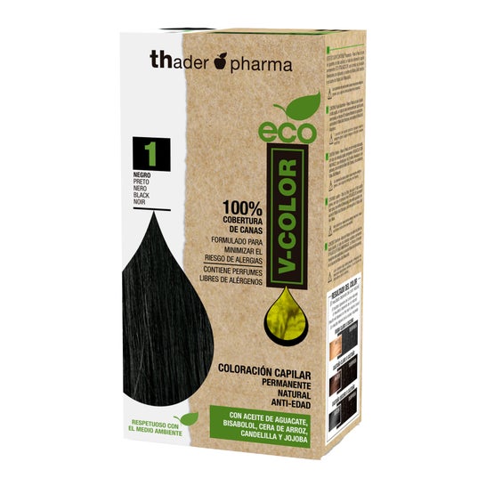 Thader Pharma Kit Coloração Eco Nº1 Preto