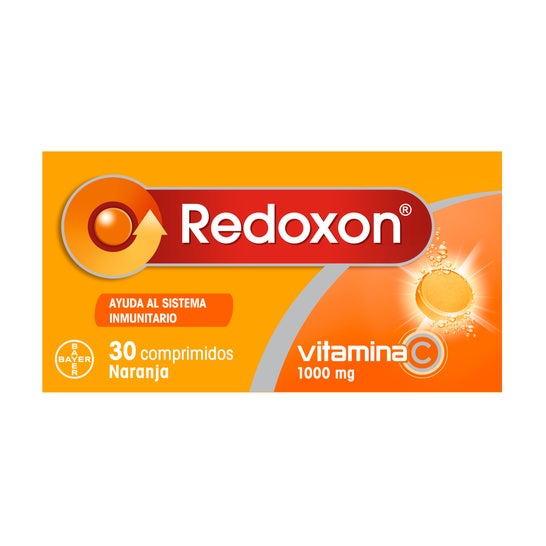 Bayer Redoxon® Vitamina C Laranja Efervescente 1g x 30comp