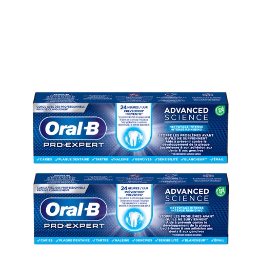 Oral-B Pro Expert Advanced Science Creme Dental Intense 2x75ml