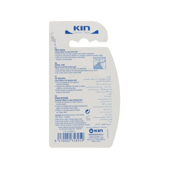 Kin fluoride cinta dentária menta 50m