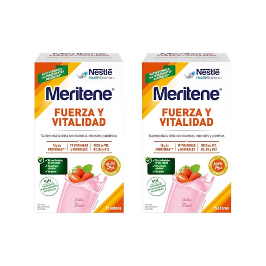 Meritene Força e Vitalidade Morango 2x15 Sachês