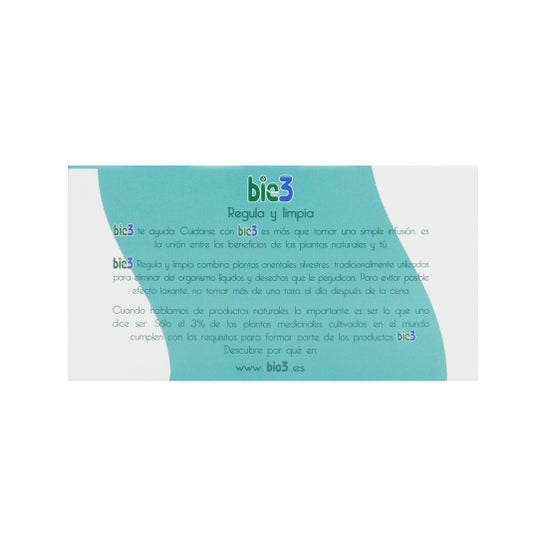 Bio3 Regula e limpa 25 saquetas
