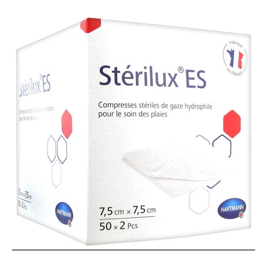 Stérilux Es Sterile Gauze Pad 7,5x7,5cm 2x25 pcs