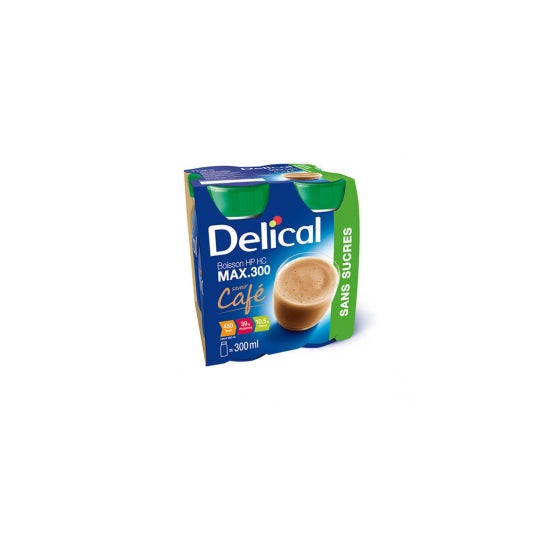 Delical Max300 S/Suc Cafe 300ml X4