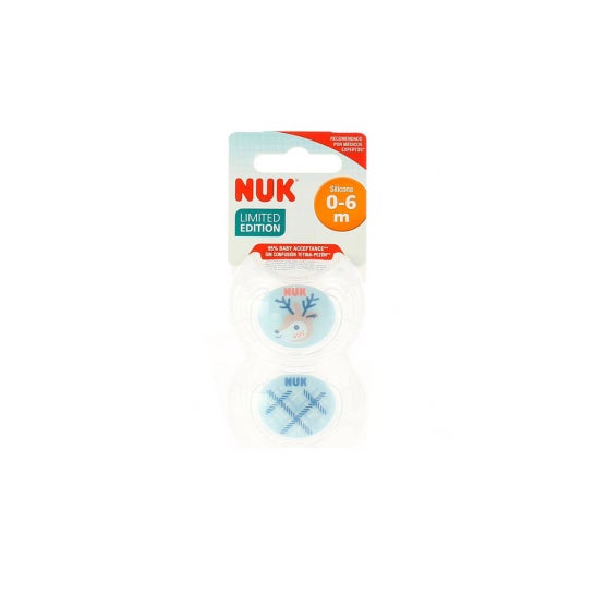 Nuk Silicone Soother Inverno 6-18 M 2 U