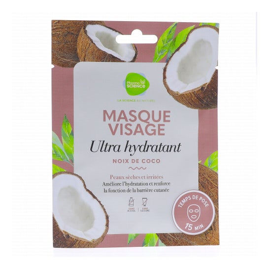 Pharmascience Máscara Facial Ultra Hidratante Coco 18 ml