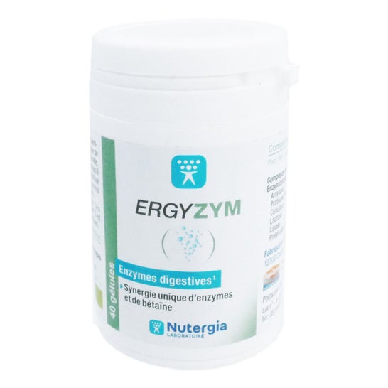 Nutergia Ergizym Enzimas Digestivas 40 Cápsulas