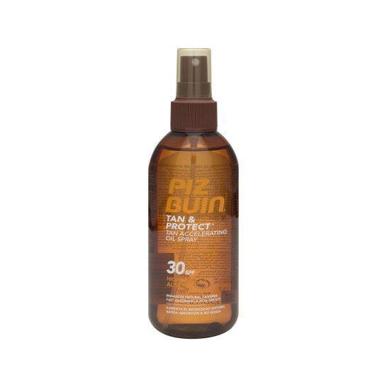 Piz Buin® Tan & Protect Spray Acelerador Óleo Seco SPF30 150 ml