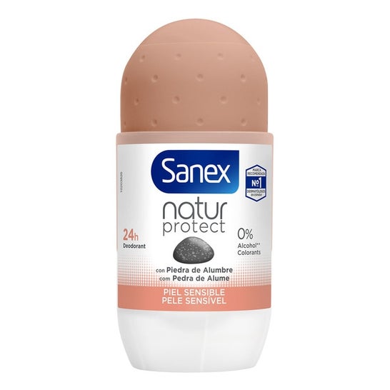 Sanex Natur Protect 0% Roll-On Deodorant Sensitive Skin 50ml