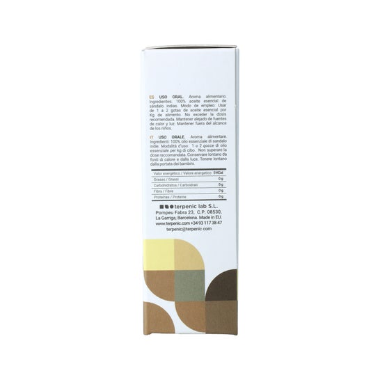 Óleo Essencial de 10ml de Sandalo Indias Bio