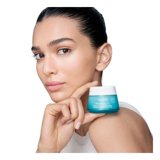 Vichy Minéral 89 Gel Sorbete Mate Hidratante 48h 50ml