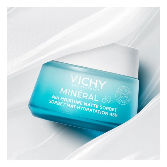 Vichy Minéral 89 Gel Sorbete Mate Hidratante 48h 50ml