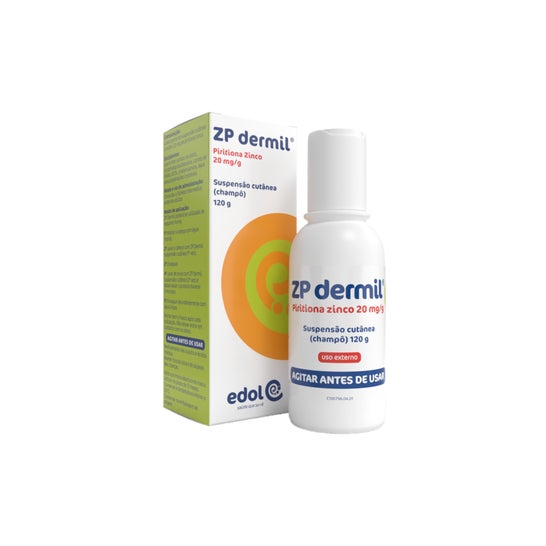 Edol ZP Dermil Piritiona Zinco 20mg/g Suspensão Cutânea 120g
