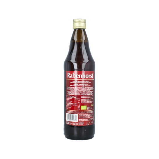 Sumo de Romã Orgânico Rabenhorst 750ml
