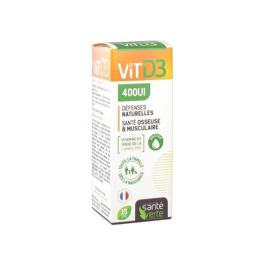 Vitamina Verde para a Saúde D3 400ui 15ml