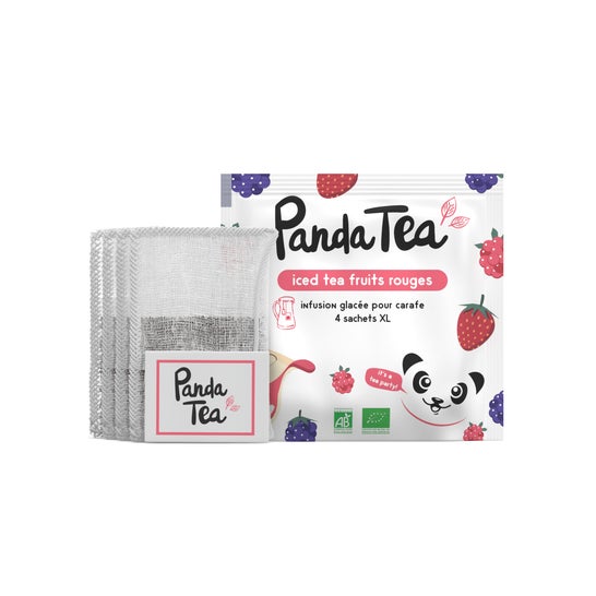 Panda Tea Iced Tea Frutos Vermelhos Bio XL 4 Saquetas