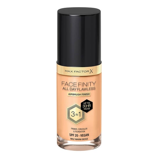 Max Factor Facefinity All Day Flawless 3 In 1 W62 Warm Beige 30ml