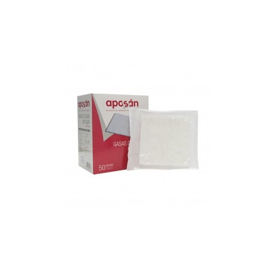 Gaze esterilizada não tecida 10cmx10cm 50 gaze (2 pcs/bag)